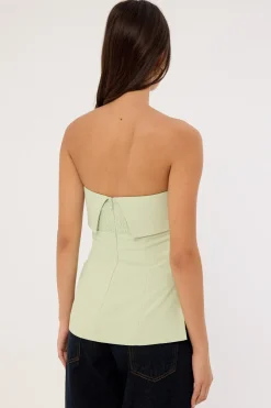 Luca Strapless Long Line Top Mint