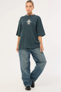 Lucent Street Super Heavy Tee Forest Green