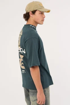 Lucent Street Super Heavy Tee Forest Green