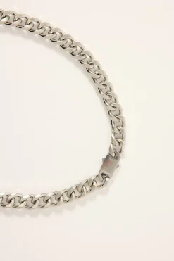 Lucid Thick Chain Necklace Silver