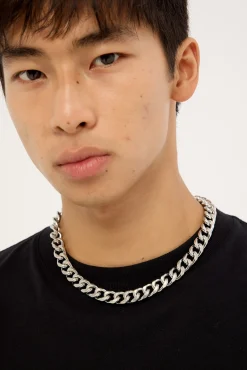 Lucid Thick Chain Necklace Silver