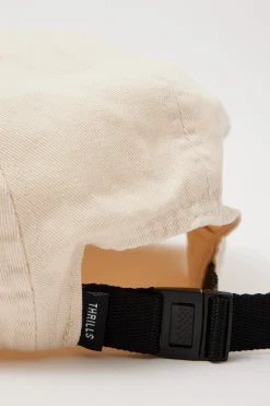 Lucien Curved 5 Panel Cap Bone