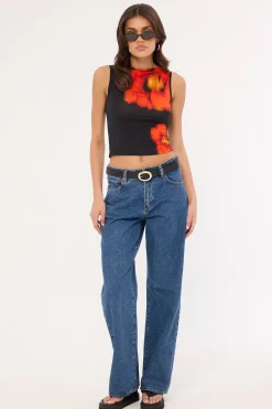 Lucky For You Tank Black