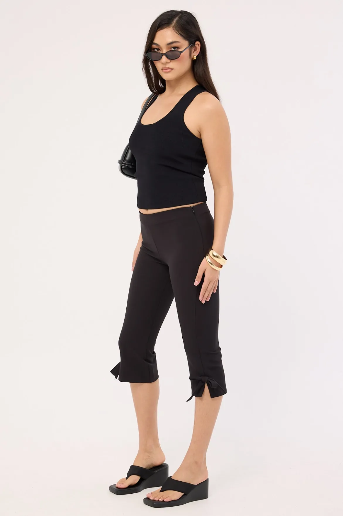 Lucy Capri Pants Black