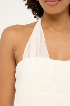 Lula Halter Mini Dress White