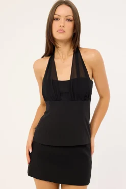 Lula Halter Top Black