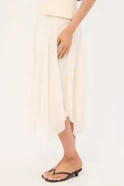 Lula Midi Skirt Cream