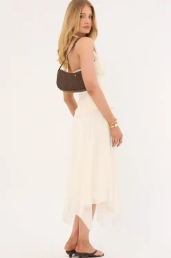 Lula Midi Skirt Cream