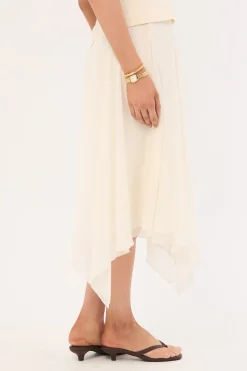 Lula Midi Skirt Cream