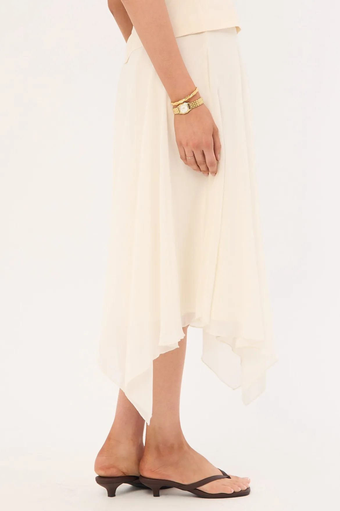 Lula Midi Skirt Cream
