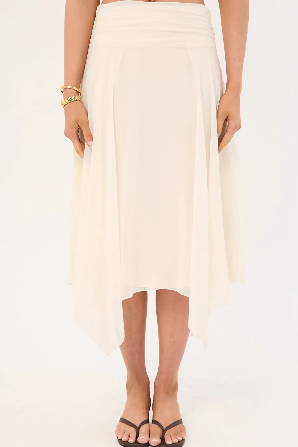 Lula Midi Skirt Cream