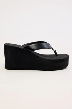 Lulu Black Box Wedge Heel