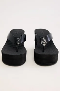 Lulu Black Box Wedge Heel