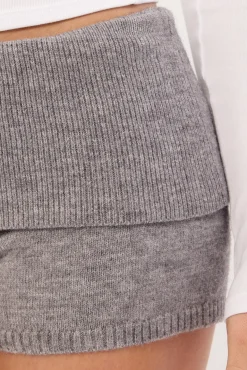 Lumia Knit Short Grey Marle