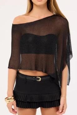 Luminous Poncho Obsidian