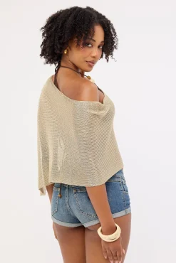 Luminous Poncho Topaz
