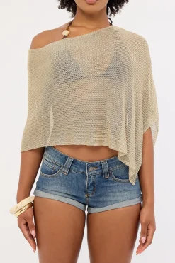 Luminous Poncho Topaz