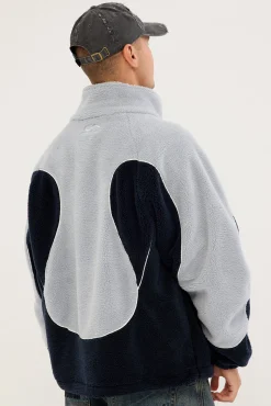 Lunar Sherpa Jacket Navy/Grey