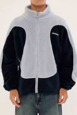 Lunar Sherpa Jacket Navy/Grey