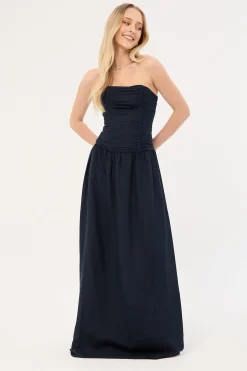 Lush Maxi Dress Navy
