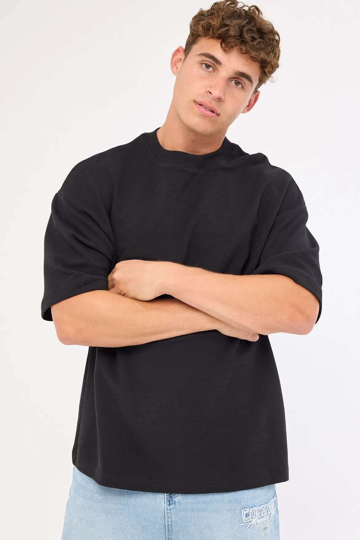 Luxe Ottoman Easy Tee Black