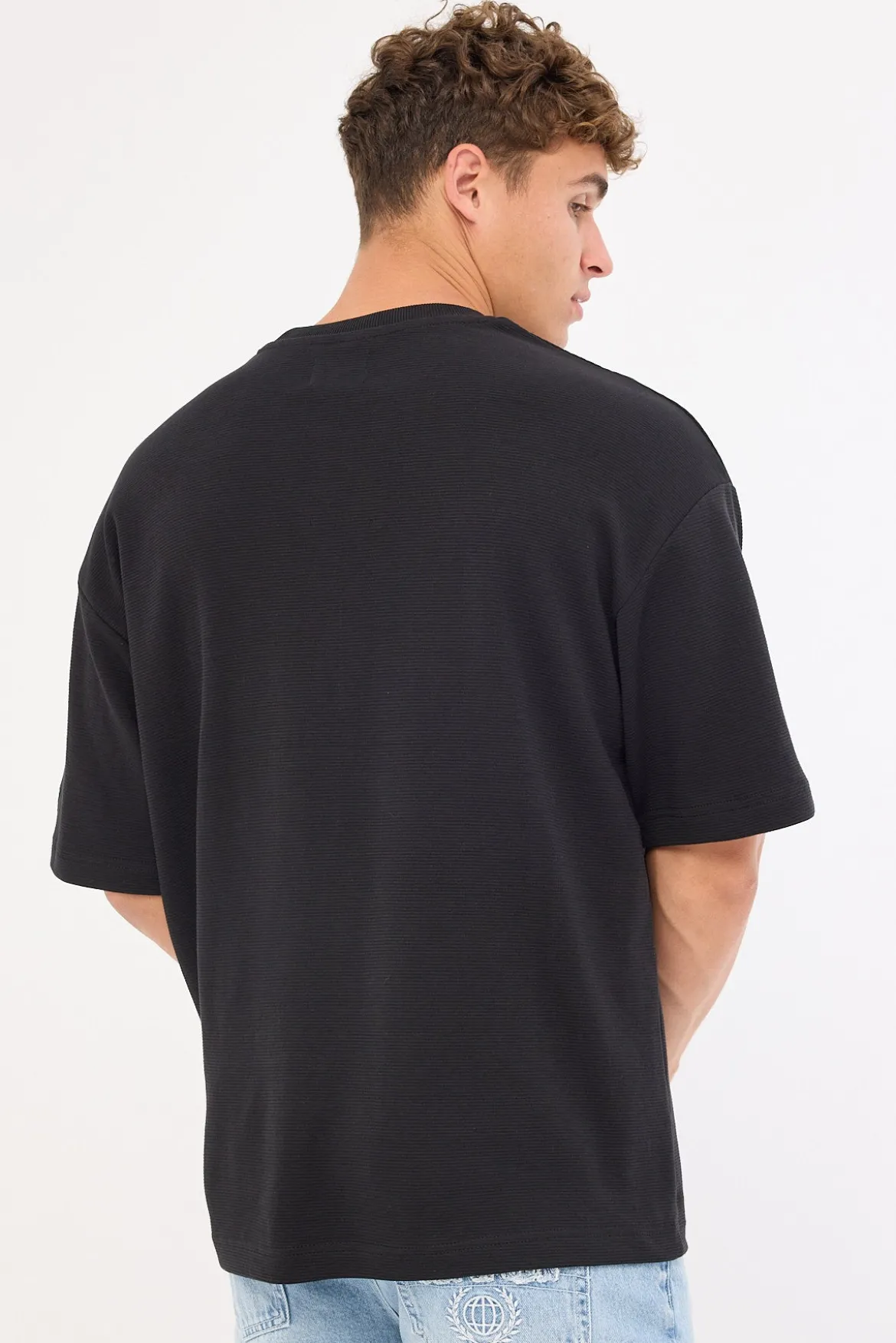 Luxe Ottoman Easy Tee Black