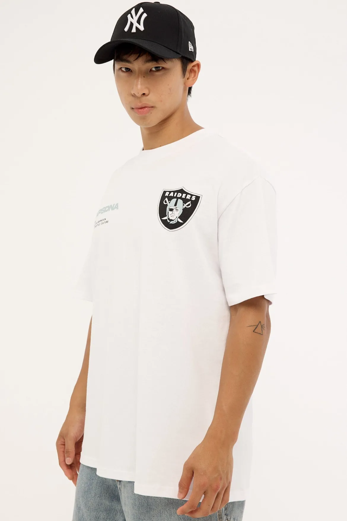 LV Raiders Driven Tee Optical White