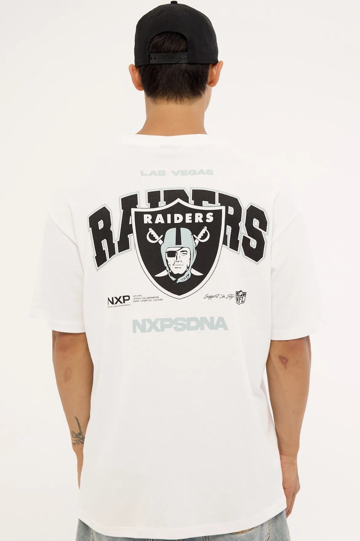 LV Raiders Driven Tee Optical White