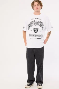 LV-Raiders Coach Tee White