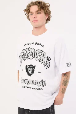 LV-Raiders Coach Tee White