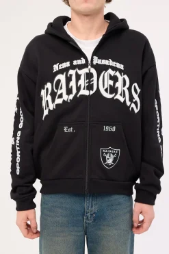 LV-Raiders Coach Zip Hoodie Jet Black