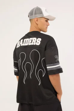 LV-Raiders Flame Tee Black