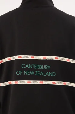 M Heritage Quarter Zip Jet Black