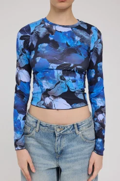 Macy Long Sleeve Tee Floral Print