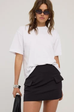 Maeve Tailored Mini Skirt Black