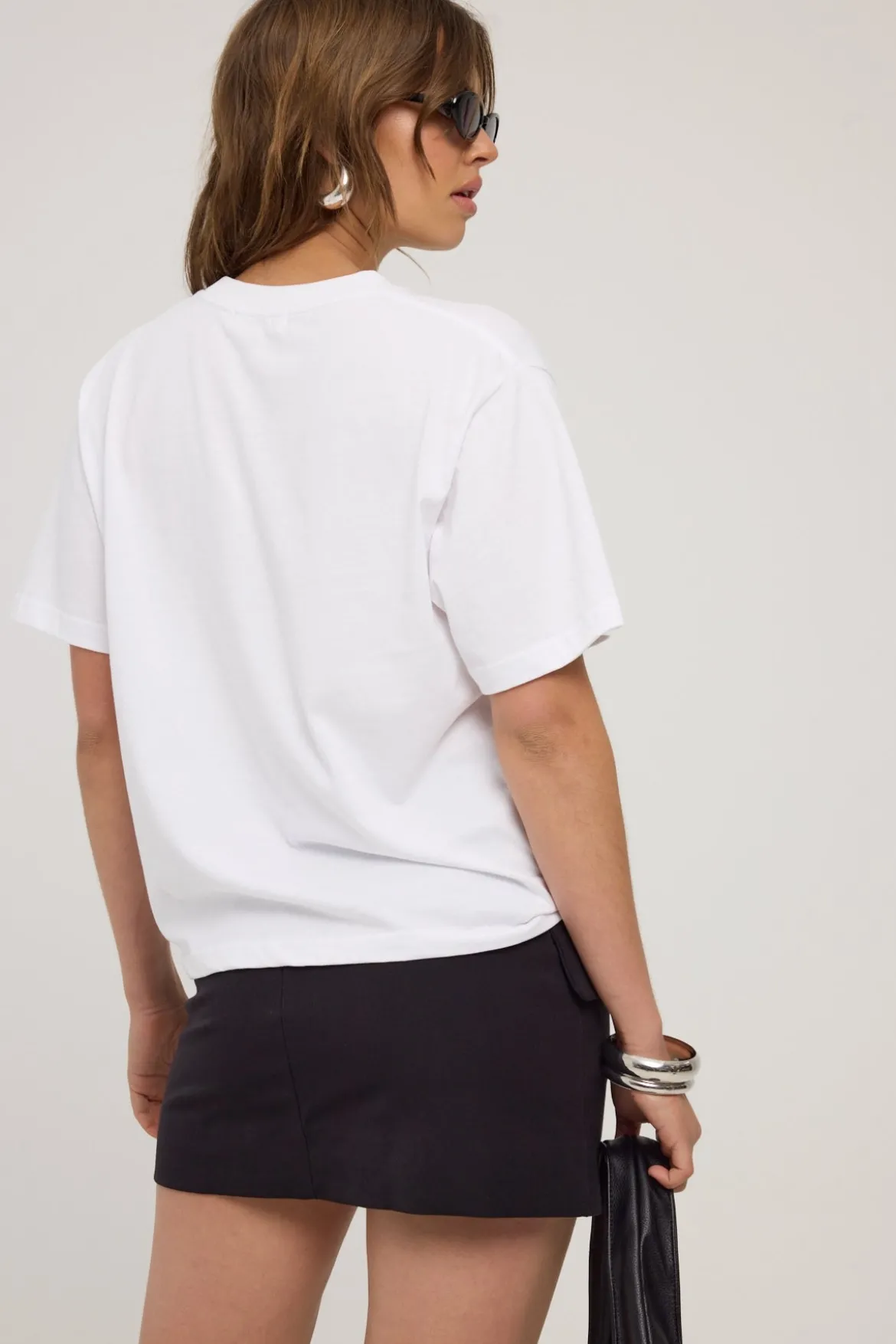 Maeve Tailored Mini Skirt Black