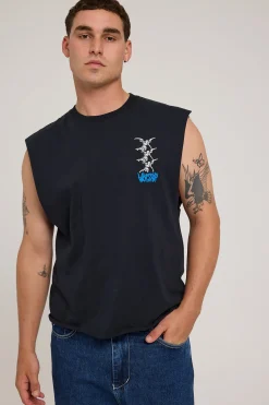 Magic Potion Muscle Tee Washed Black