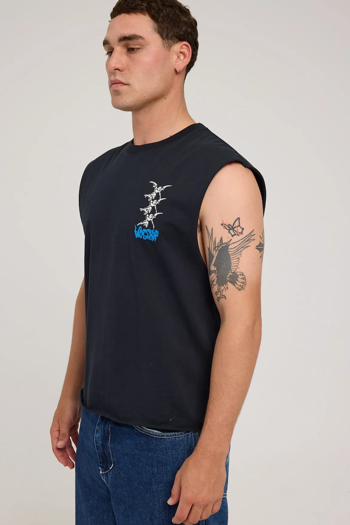 Magic Potion Muscle Tee Washed Black