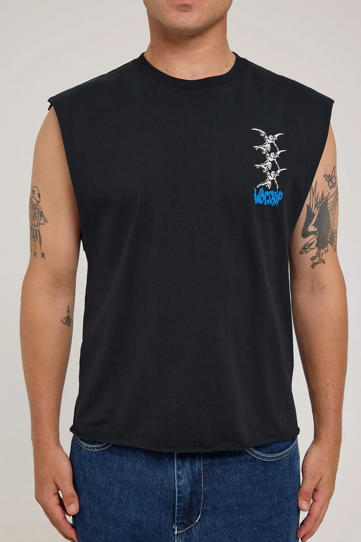 Magic Potion Muscle Tee Washed Black