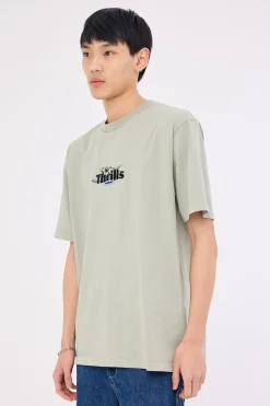 Make A Wish Oversize Fit Tee Dirty Sage