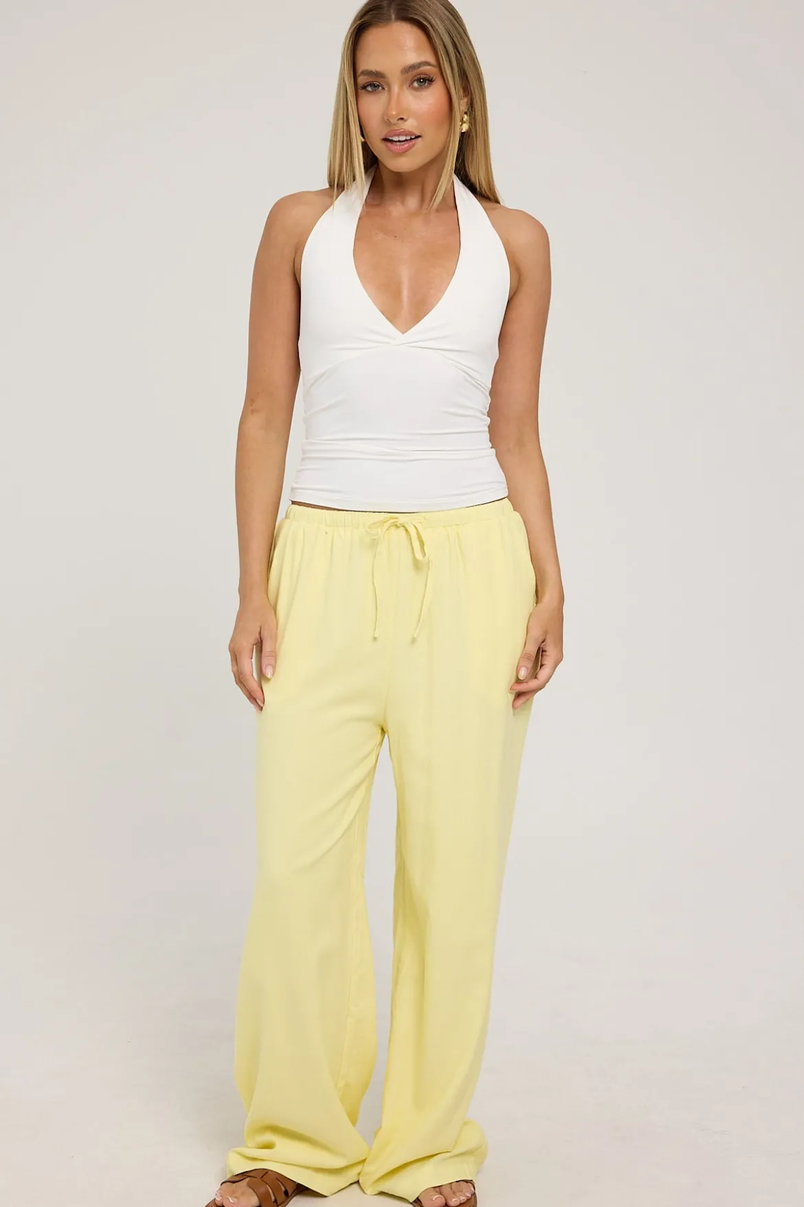 Malaga Beach Pant Lemon