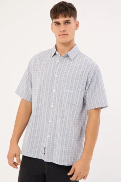 Manners Check Shirt Blue