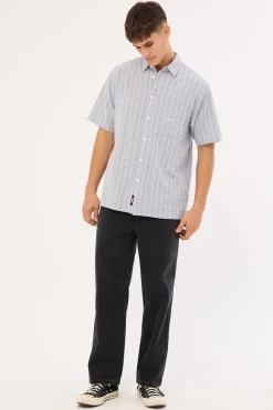 Manners Check Shirt Blue