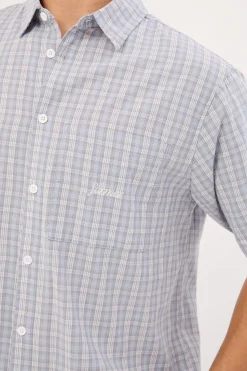 Manners Check Shirt Blue