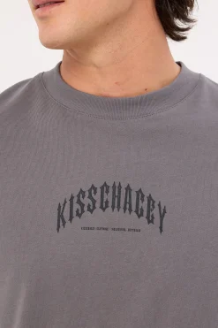 Manor Oversized Tee Charcoal