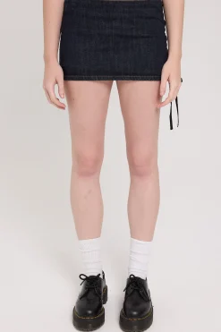 Marbella Mini Skirt Dark Denim