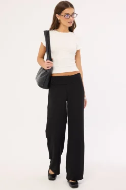 Marcia Mid Rise Pant Black