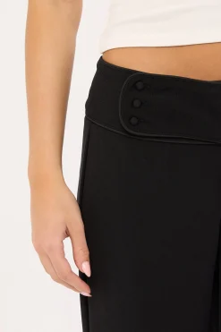 Marcia Mid Rise Pant Black