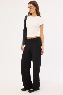 Marcia Mid Rise Pant Black