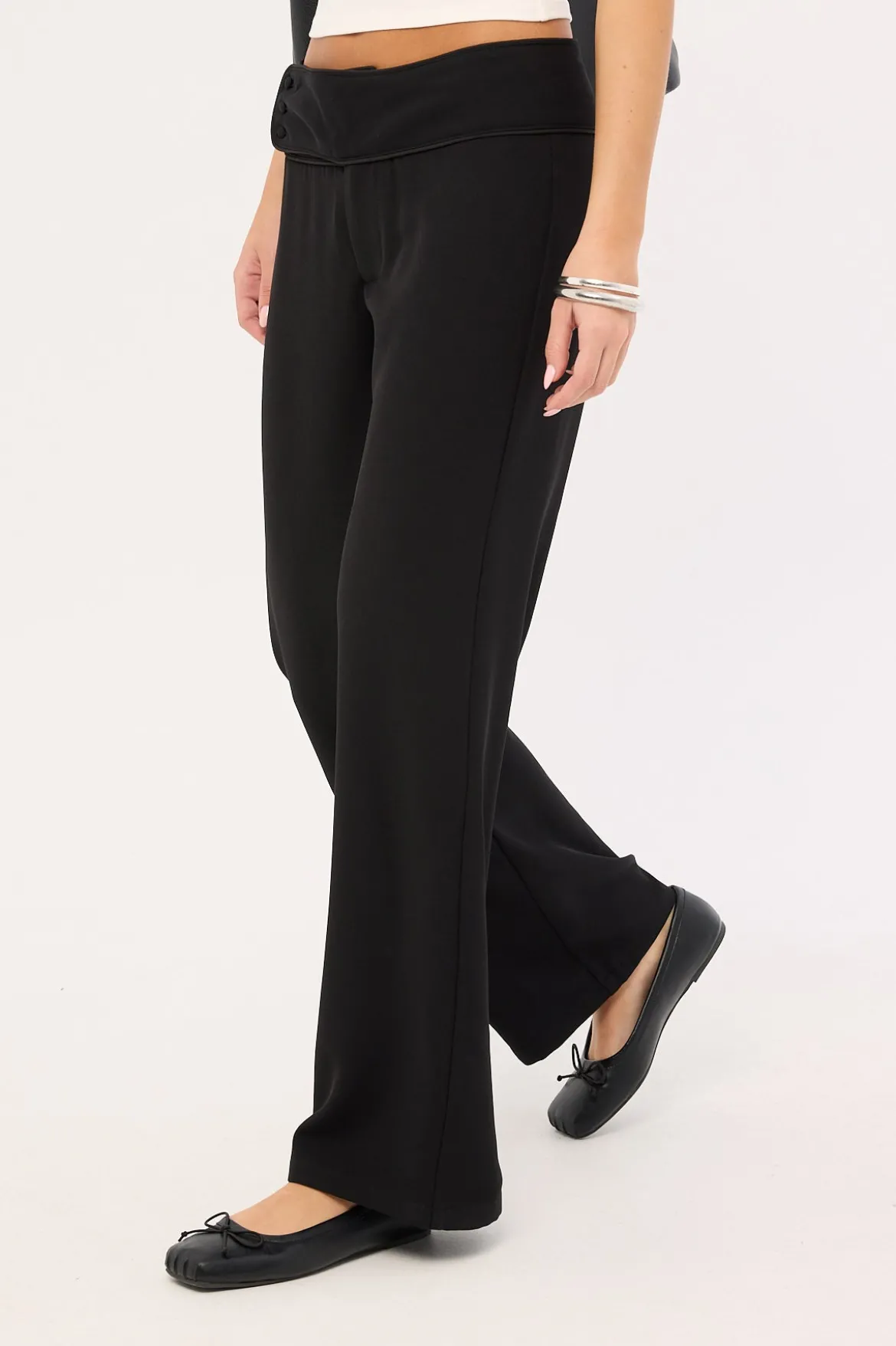 Marcia Mid Rise Pant Black